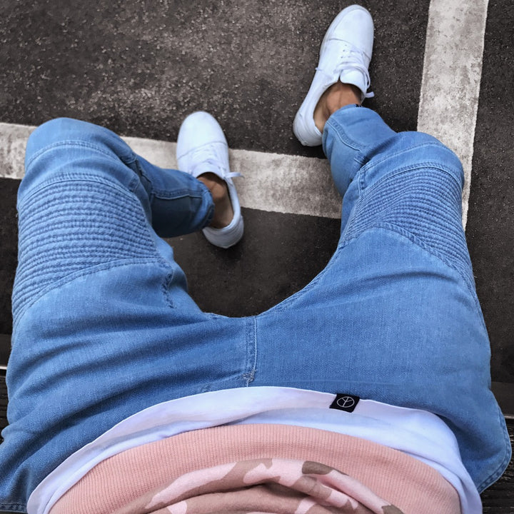 Herrer Komfortable Slim-Fit Joggingbukser med elastisk talje Stilla