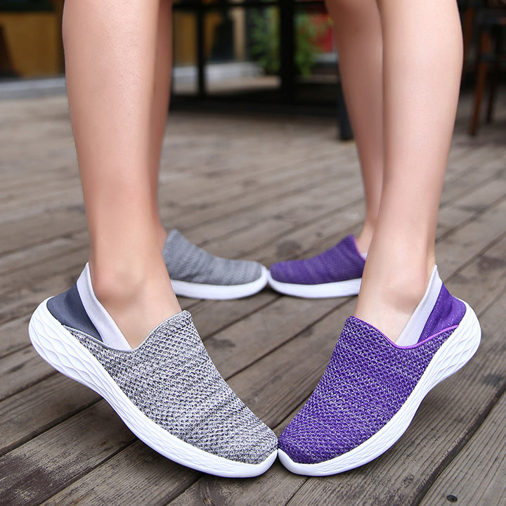 Herre Slip-On Åndbare Walking Sneakers Stilla