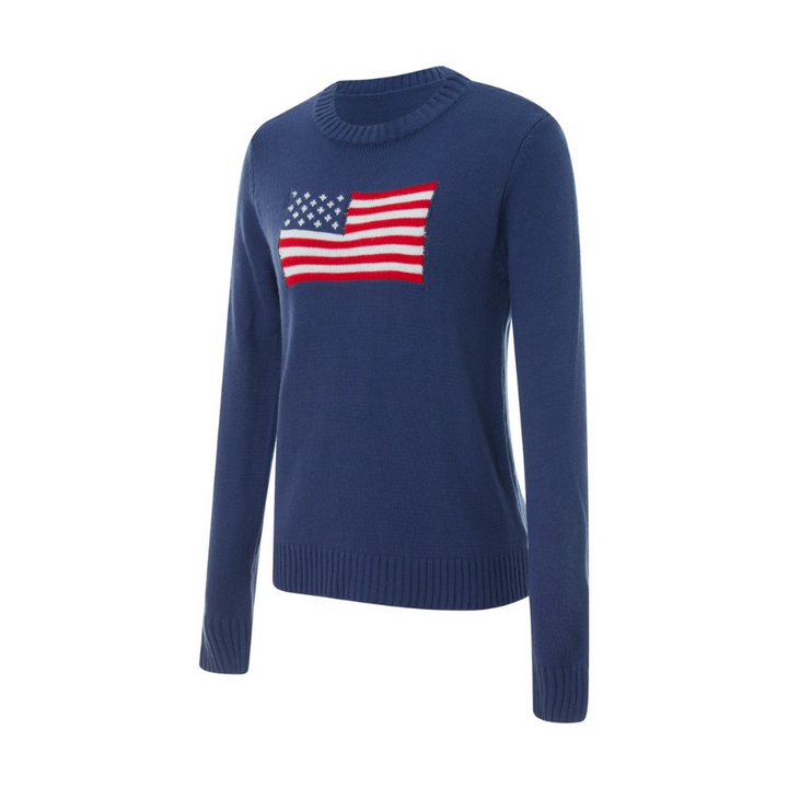 Stilla | Pullover Amerikansk Flag For Damer