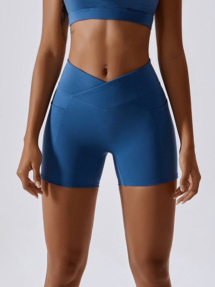 Stilla | Lommer Høj Talje Aktive Shorts