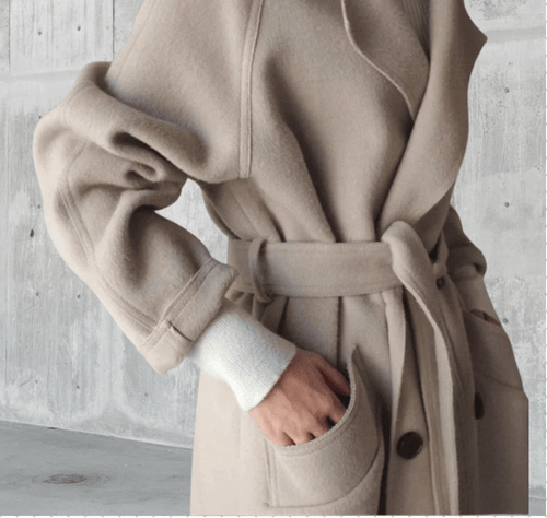 Stilla | Damern Oversized Bæltefrakke
