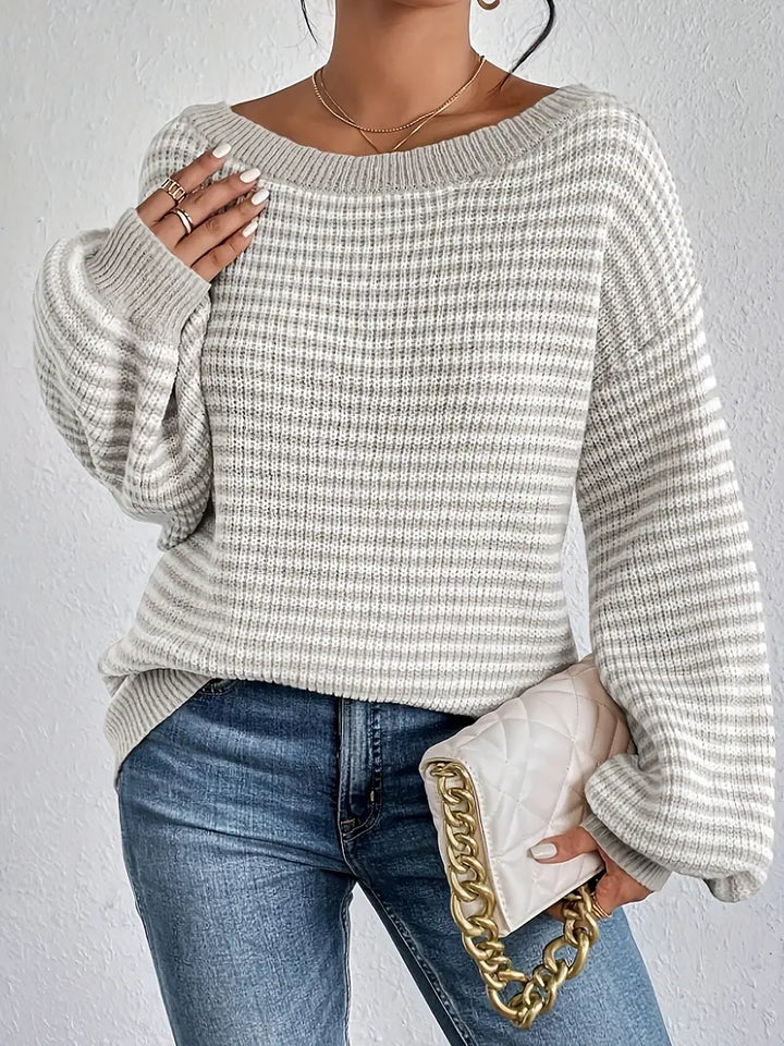 Stilla | Pullover med faldende skuldre til damer