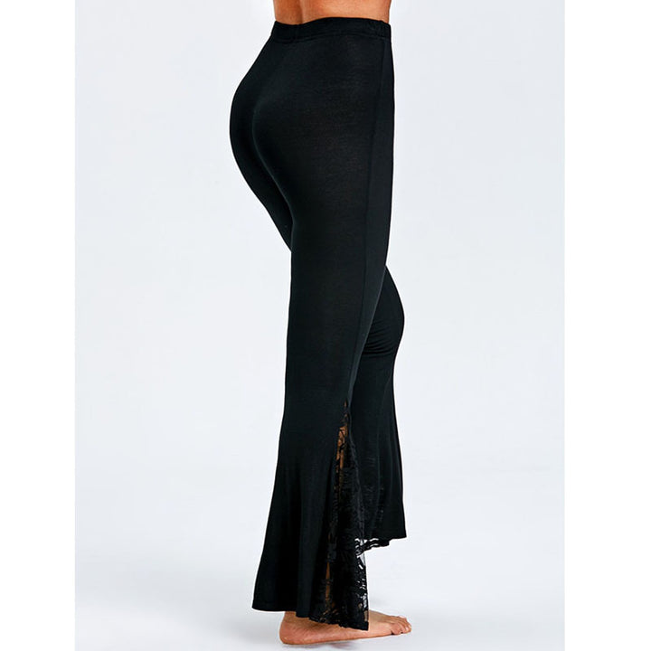 Dame Flared Leggings med Spidsbesætning Stilla