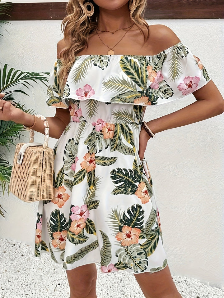Stilla | Blomstret Kjole Med Stropper