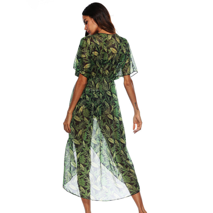 Femme Transparent Floral Kimono Overdel Stilla