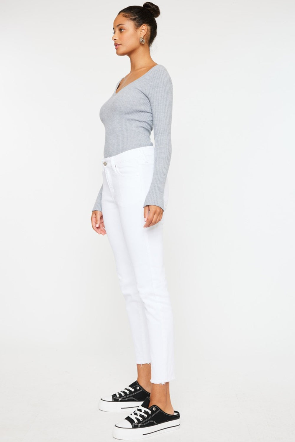 Stilla | Mid Rise Ankle Skinny Jeans