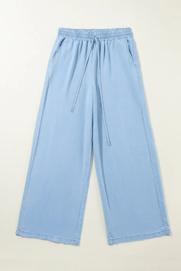 Stilla | Jeans Bred Med Snøre