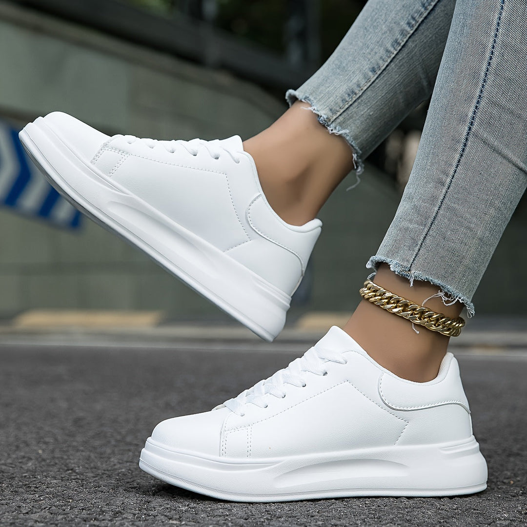Dame Textil Sneakers med Rent Design & Behagelig Bærekomfort Skovae