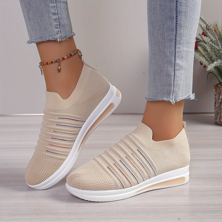 Stilla | Sommer Loafers Til Damer Åndbare, Lette Slip on Sko Med Åbne Tæer
