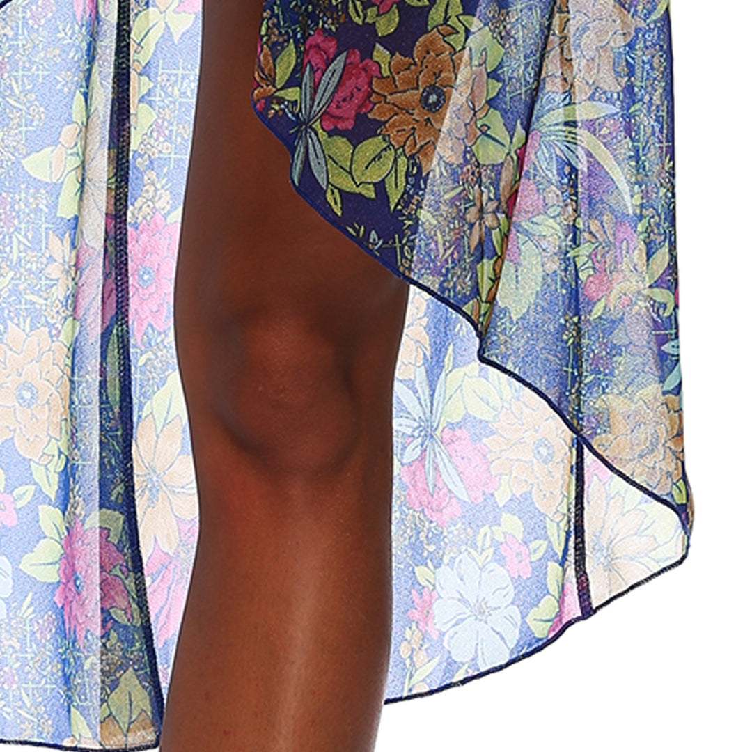 Kvinder Let Floral Svømmebeklædning Kimono Stilla