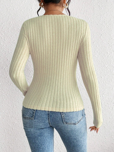 Stilla | Langærmet Rib T-shirt