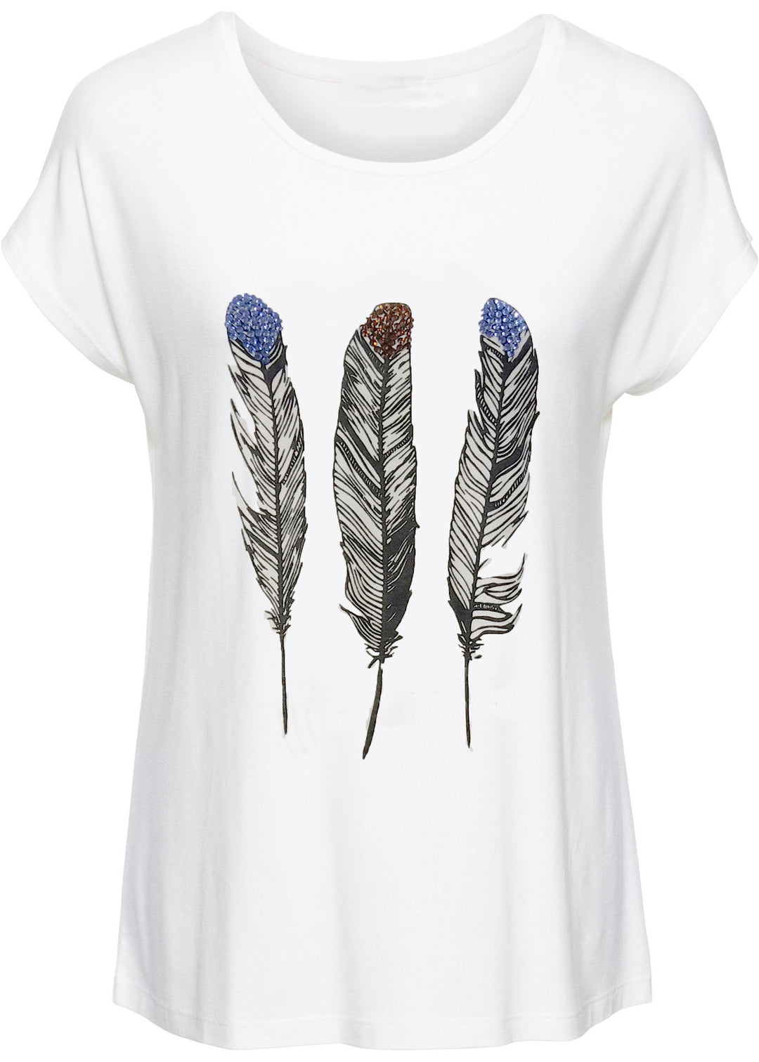 Dame Fritids Grafik T-Shirt Stilla