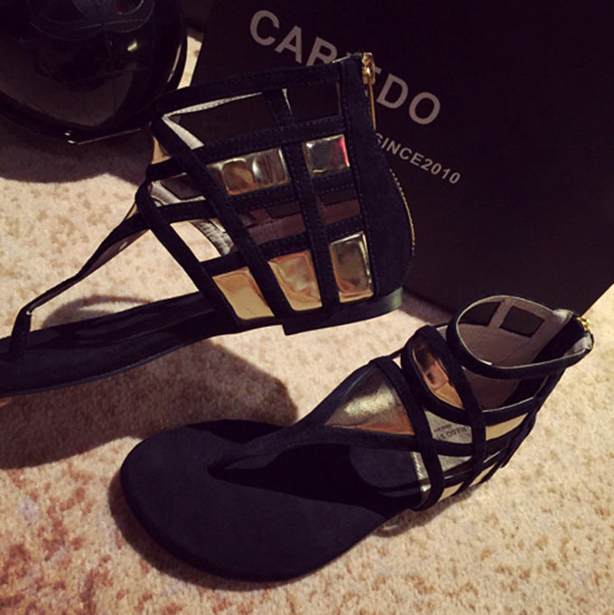Dame Tåsplit Sandaler med elegante remme Stilla