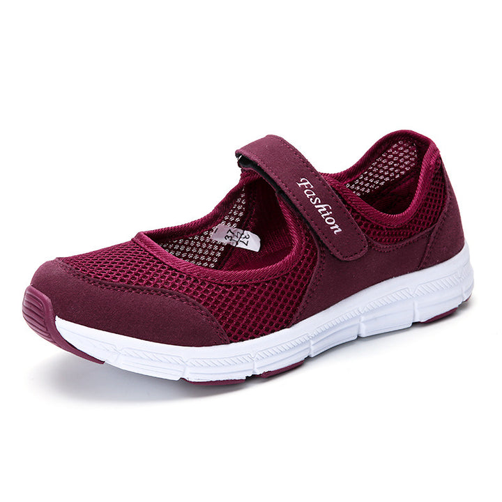 Femme Letvægts Velcro Slip-On Vandresko Stilla