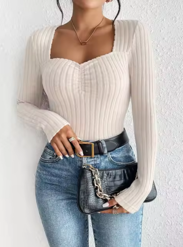 Stilla | Elegant Pullover i Ribstrik