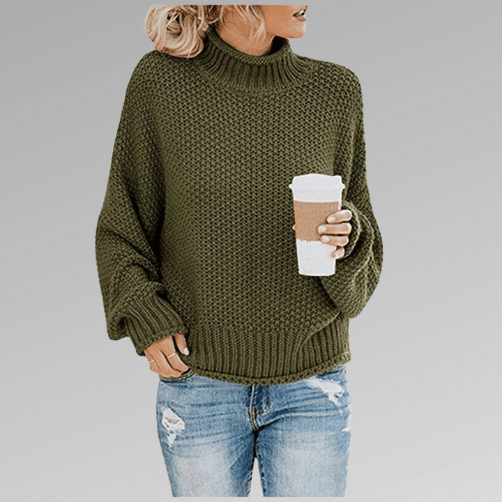 Stilla | Rullekravepullover Løs Modern Stil Ideel til vinteren