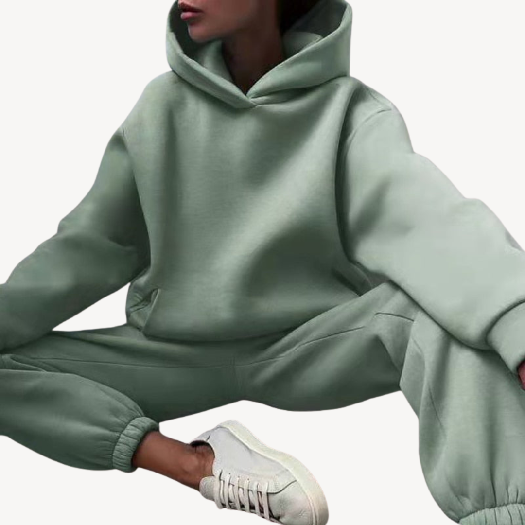 Stilla | Dame Hoodie og Joggingbukser Sæt