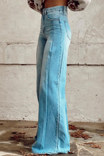 Stilla | Designerjeans Bred Skåret