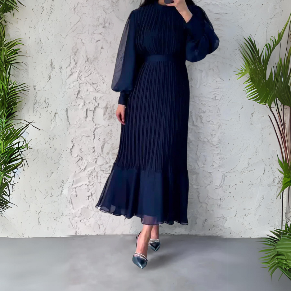 Stilla | Plisseret Elegante Kjole