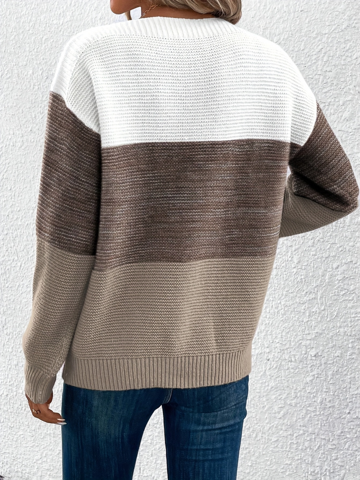 Stilla | Casual sweater med faldende skuldre