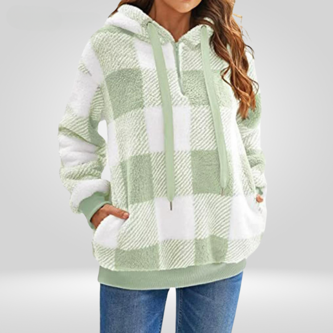 Stilla | Elegant Pullover Med Halvlynlås