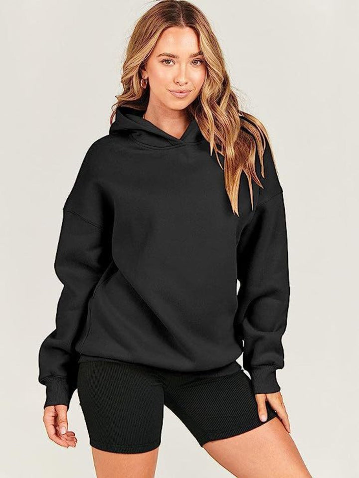 Stilla | Sweatshirt med lange ærmer og faldende skuldre