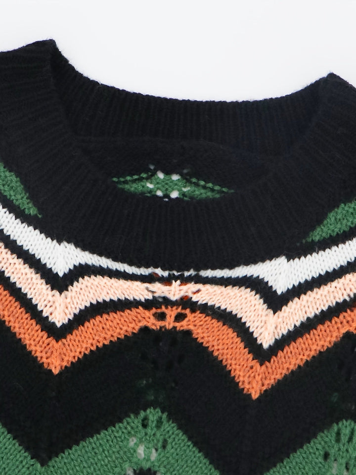 Stilla | Pullover med linjemønster