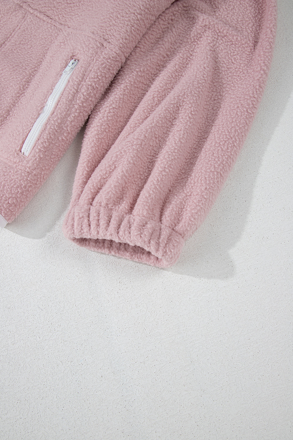Stilla | Langærmet Sweatjacke Med Trykknaplukning i Mellemlang Længde og Skrå Lommer på Siderne
