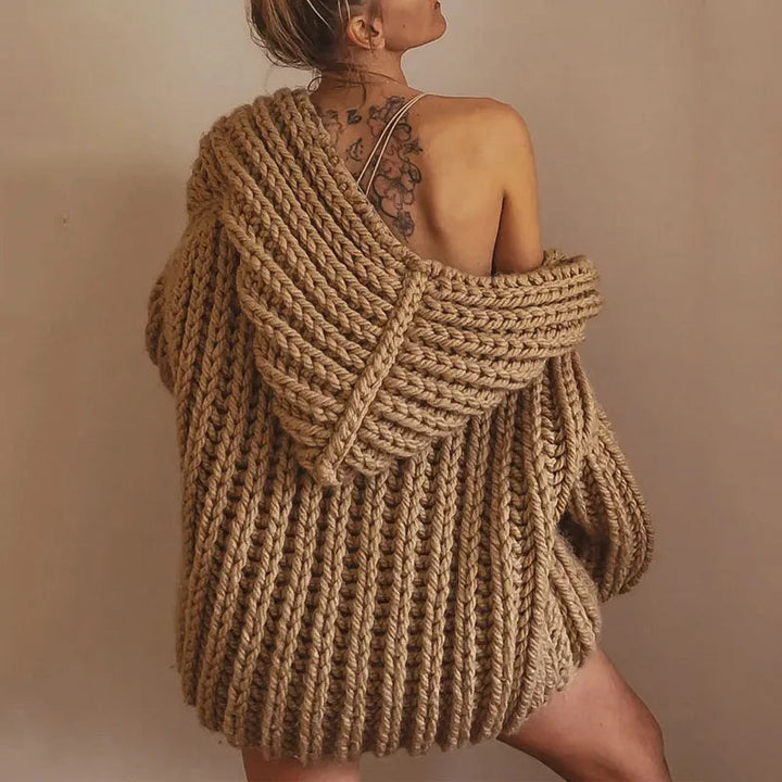 Stilla | Cozy Oversized Strik Hoodie Sweater
