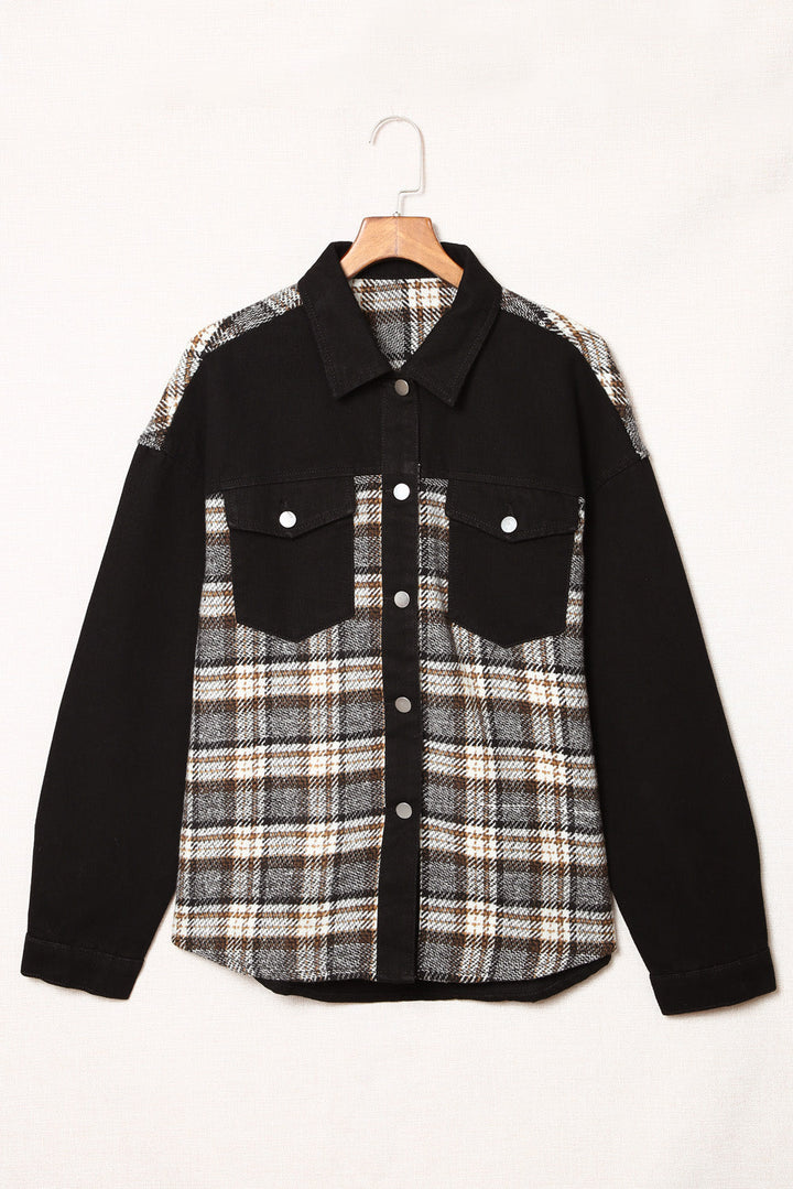 Stilla | Pocketed Button Up Denim Jakke