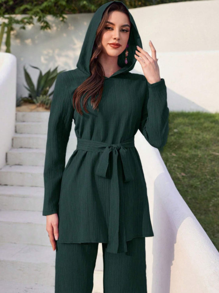 Stilla | Sæt Bestående Af En Langærmet Hoodie Og Et Batik Bukser