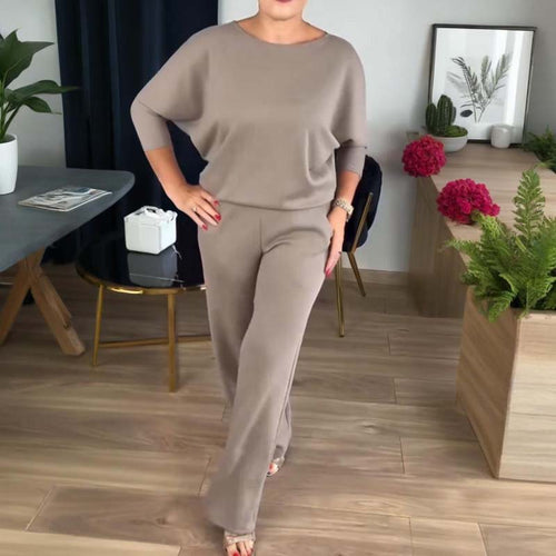 Stilla | Stilfuldt 3-Delt Sæt Bestående Af En Lang Cardigan, Top og Bukser