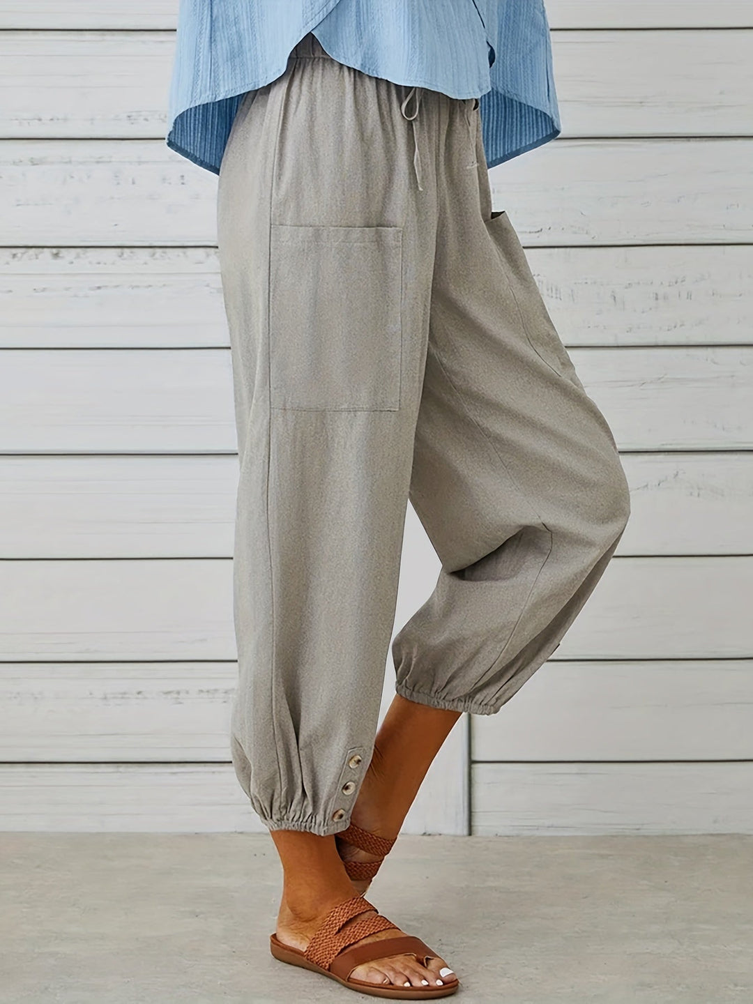 Stilla | Patched Crop Bukser Til Kvinder