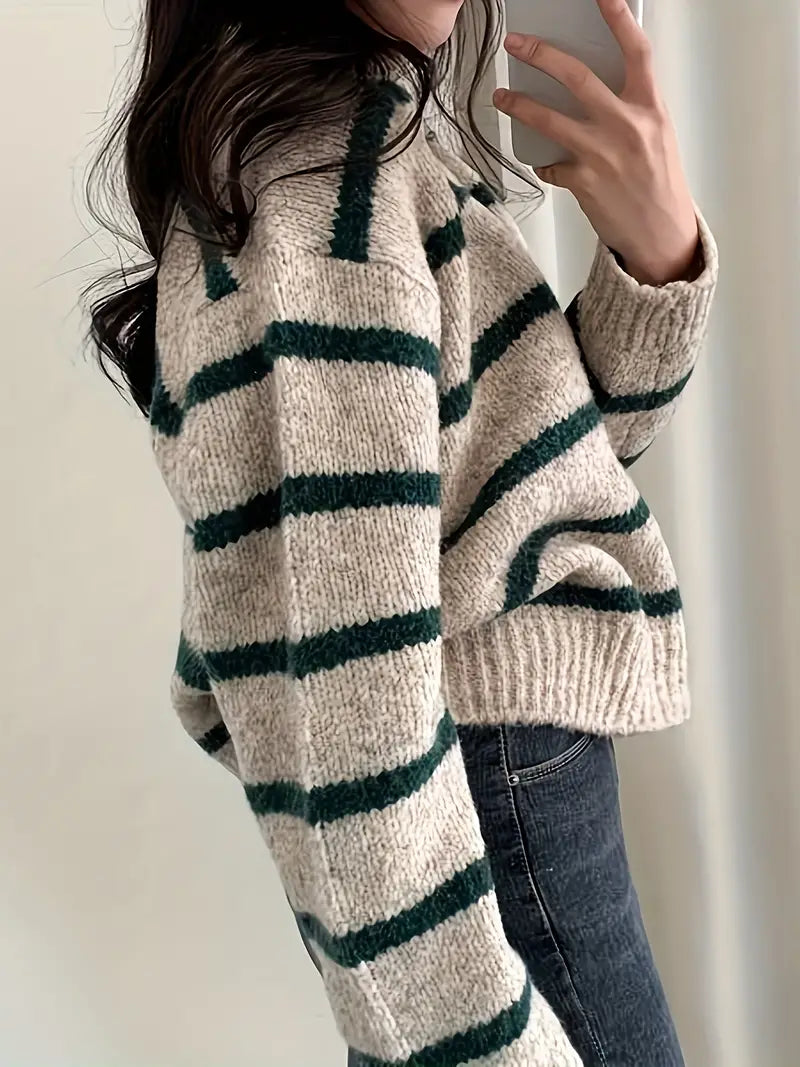Stilla | V Udsnit Sweater Af Strik