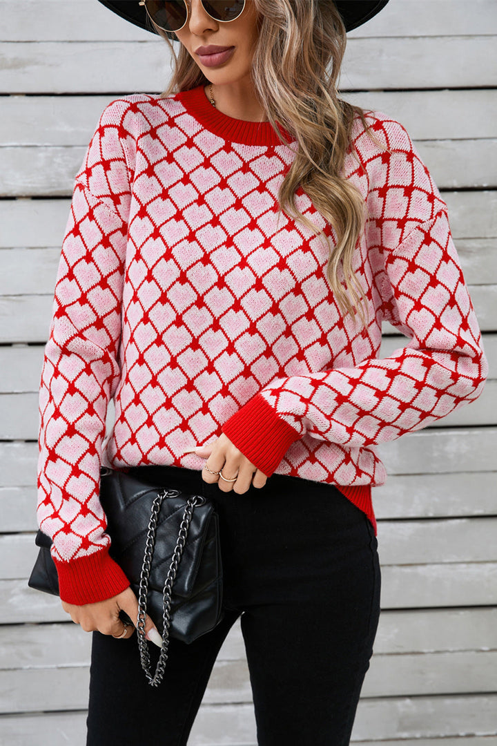 Stilla | Rundhals Sweatshirt med faldende skuldre
