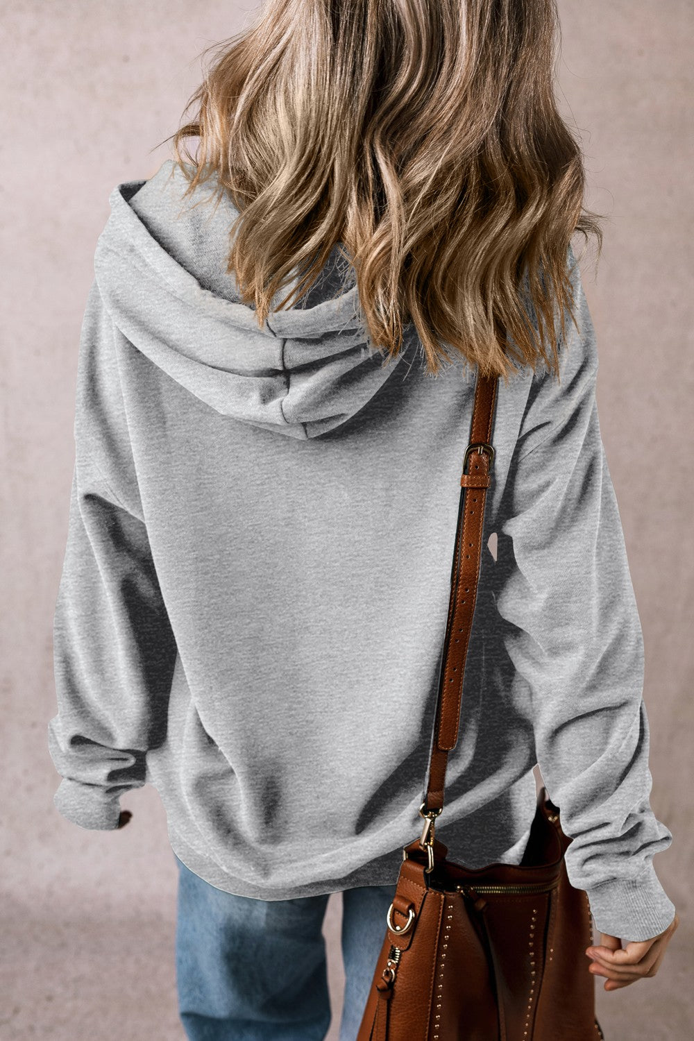Stilla | Sweatshirt Med Lange Ærmer, Snøre og Lommer