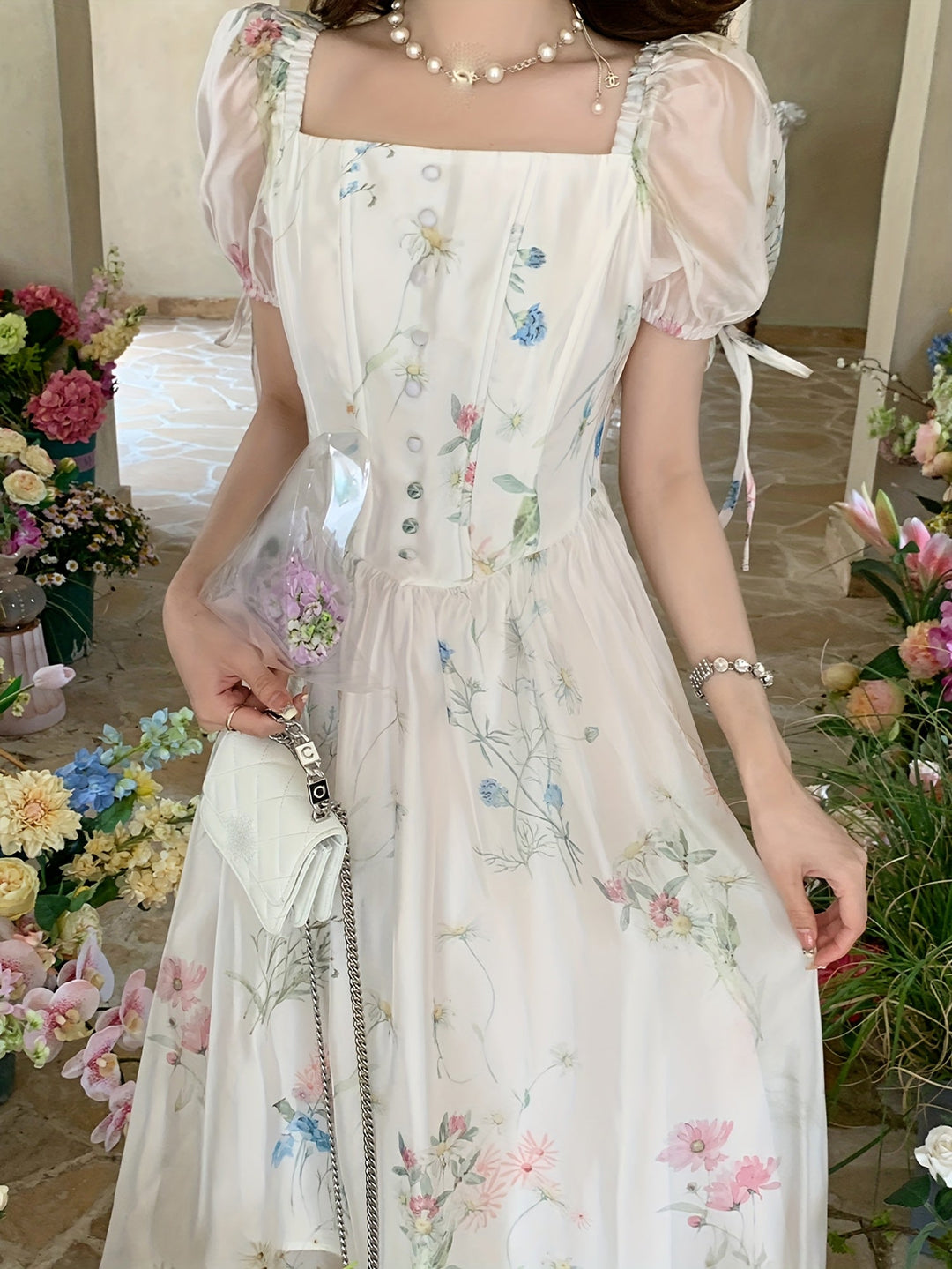 Stilla | Blomsterkjole A-Linje