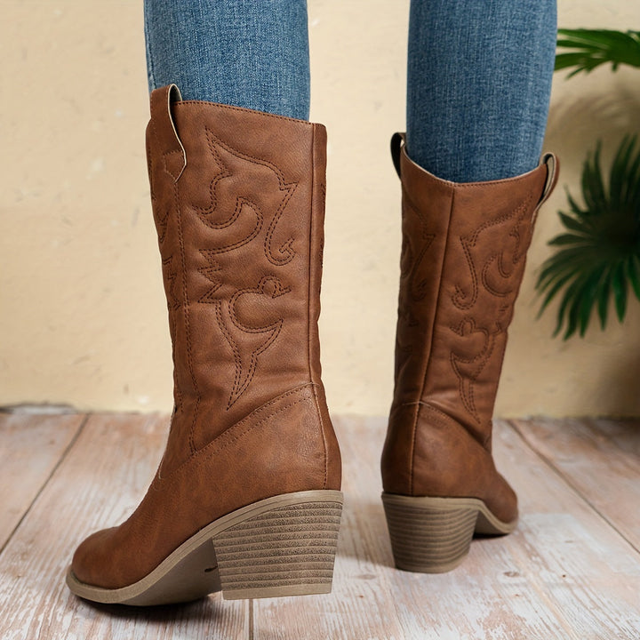 Stilla | Dame Cowboy Boots Med Hæl