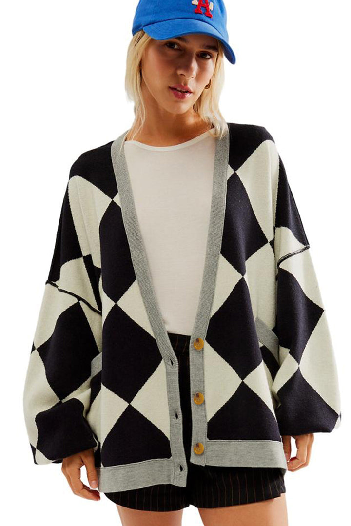 Stilla | Trendy og Løs Cardigan.