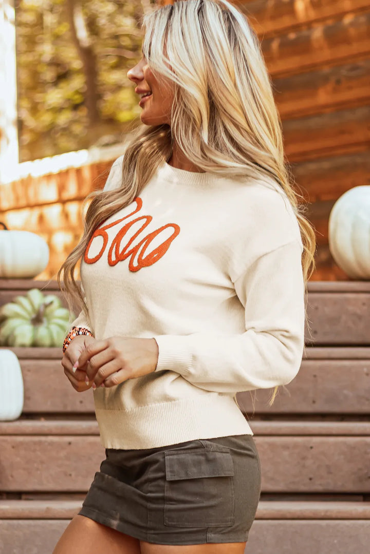 Stilla | Rund Hals Sweater Med Lange Ærmer