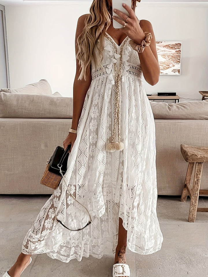 Stilla | Boho stil maxi kjole