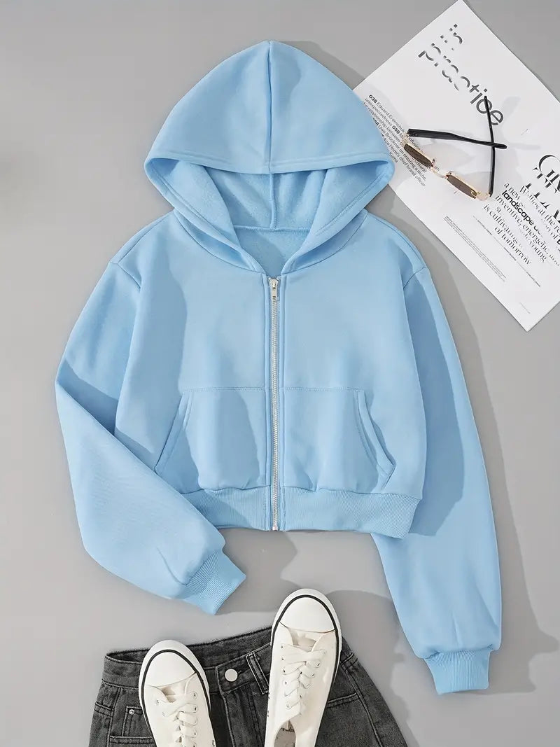 Stilla | Sweatshirt med hætte Komfort & Hygge med lynlås