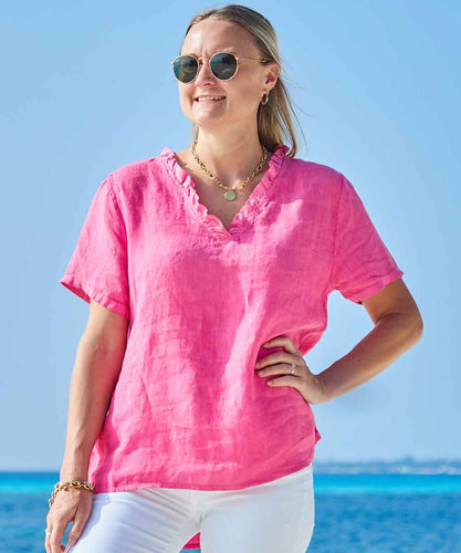 Stilla | Naturlig Blød Linnedbluse