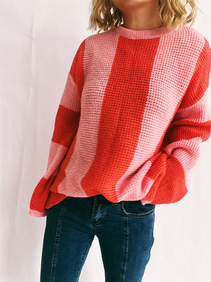 Stilla | Stilfuld farveblok sweater stilfuld