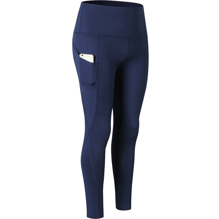 Dame Højskårede Fitness-Leggings med praktiske sidelommer og optimal bevægelsesfrihed Stilla