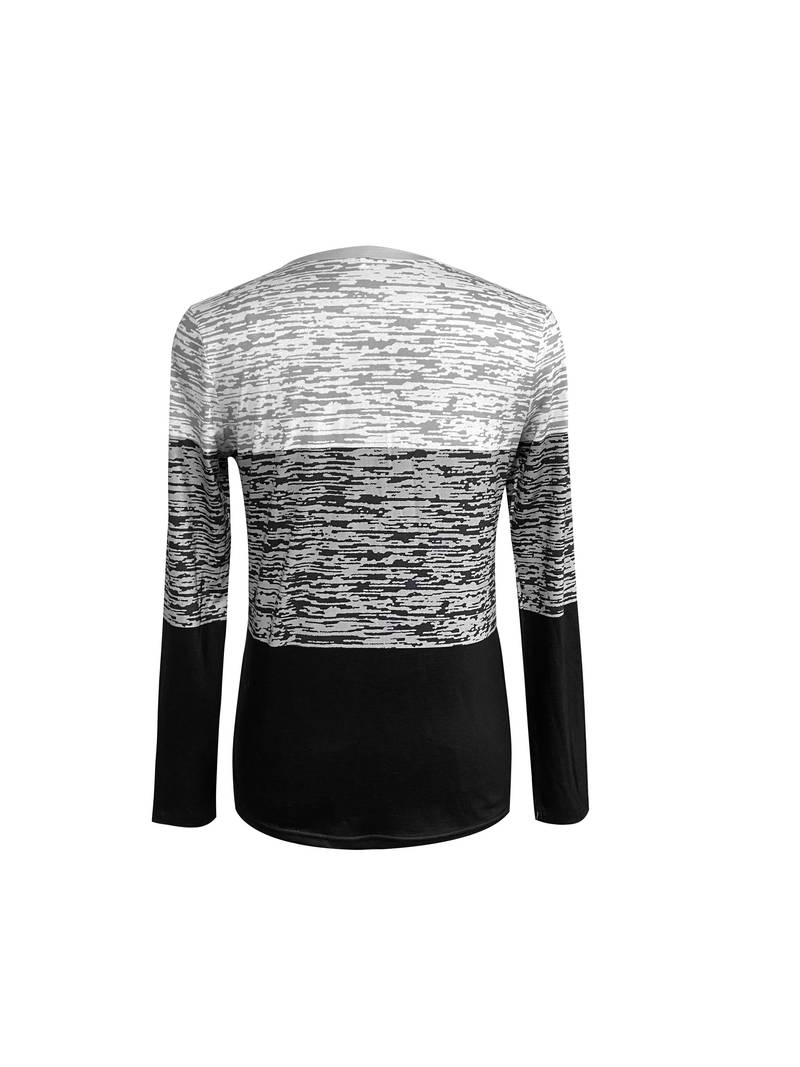 Stilla | T-shirt Rund hals color block