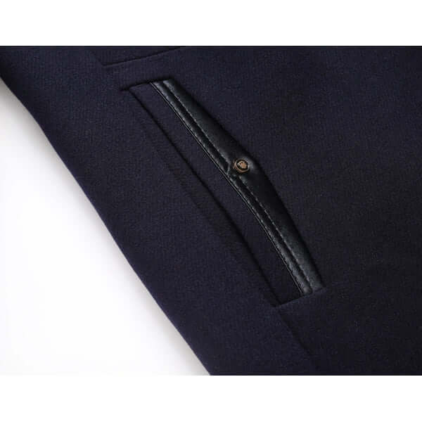 Stilla | Herre Slim Fit Uld Vinterfrakke