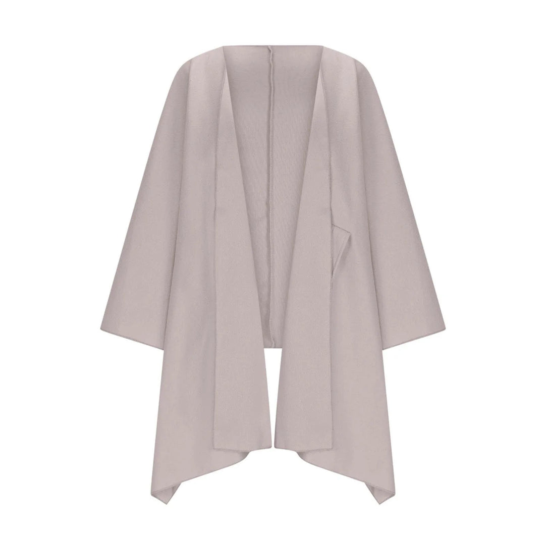 Stilla | Cozy Strikket Lang Cardigan med Flagermusærmer