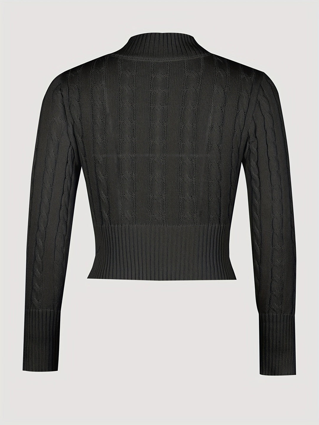 Stilla | Kort Skåret Slim-pullover Med Drejet Tryk