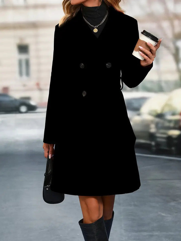 Stilla | Dame Dobbeltknappet Trenchcoat